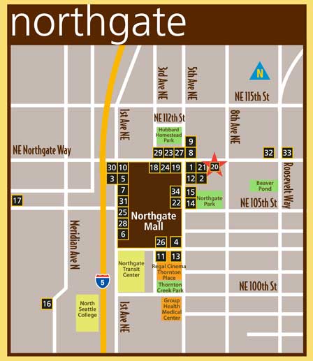 map for 525 enclave northgate neighborhood seattle wa luxury apartment homes